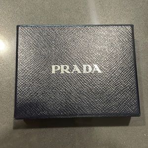 Empty Prada wallet box